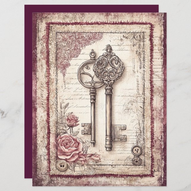 Livro de Espaço Vitoriano e Lace (Frente/Verso)