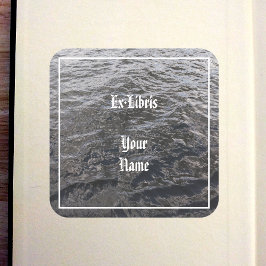 Livro de etiqueta de água de rio