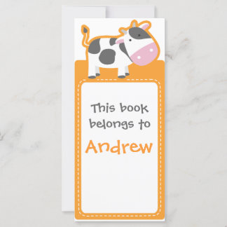 Livro de Favoritos de Vaca Personalizado