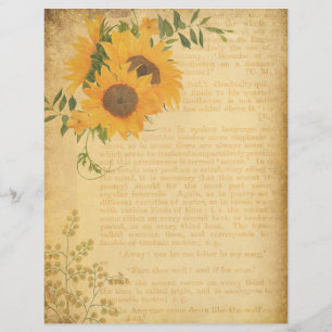 Livro de Folhas de Vintage