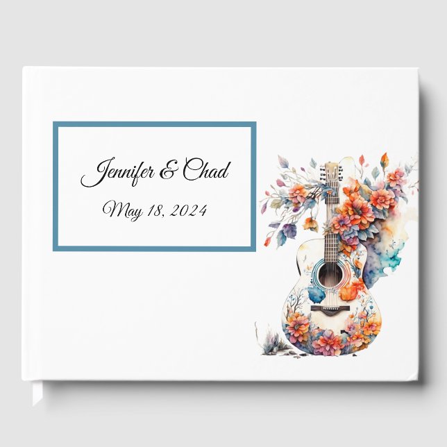 Livro de Guest Floral (Frente)