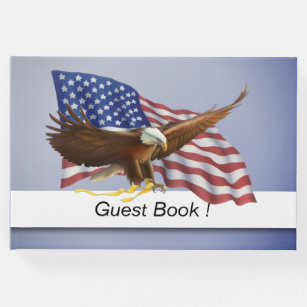 Livro de hóspedes da bandeira americana