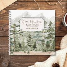 Livro de Hóspedes de Cabana de Montanha Floresta V