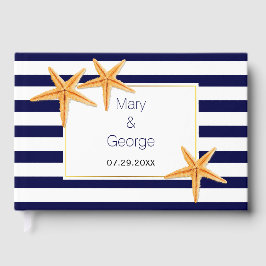 Livro de hóspedes de Starfish e stripes