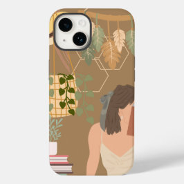 Livro de Leitura de Mulher Estética Castanha