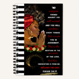 Livro de Nota Espiral da África Americana