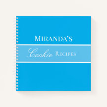 Livro de Receita de Cookie Azul Seu Script de Nome