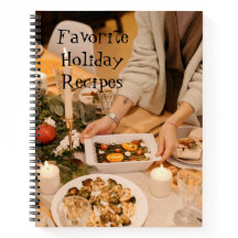Livro de receitas de férias personalizadas
