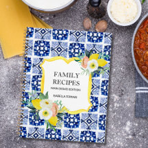 Livro de Receitas Italiano Mediterrâneo de Limão e