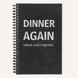 Livro de Receitas Jantar Novamente | Caderno de Co