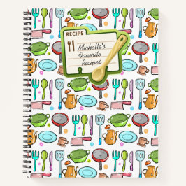 Livro de Receitas Personalizadas Coloridas
