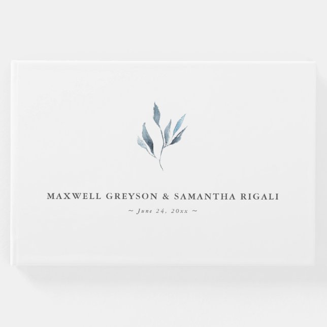 Livro de Registro de Casamento Botânica Azul Desbo (Frente)