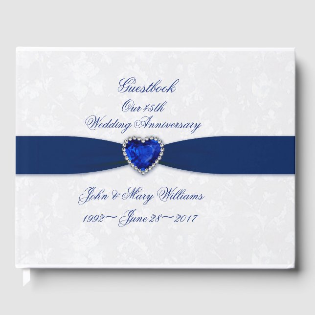 Livro de Registro de Casamento de 45 Anos Soft Dam (Frente)