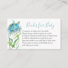 Livro De Tartarugas Marítimas Para Cartão De Recep