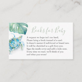 Livro De Tartarugas Marítimas Para Cartão De Recep