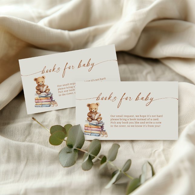 Livro De Teddy Bear Livros Para Cartão De Recepção (Criador carregado)