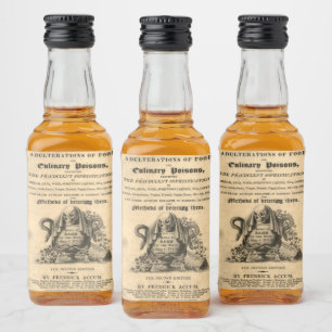 Livro de venenos culinários do crânio antigo de 18