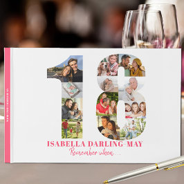 Livro De Visitas 18º aniversário Lembre-se quando ... Colagem de Fo