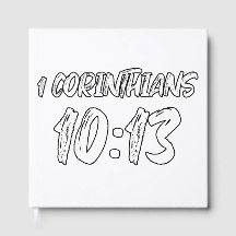 1 Coríntios 10:13 Versículo da Bíblia Pincel Grafi