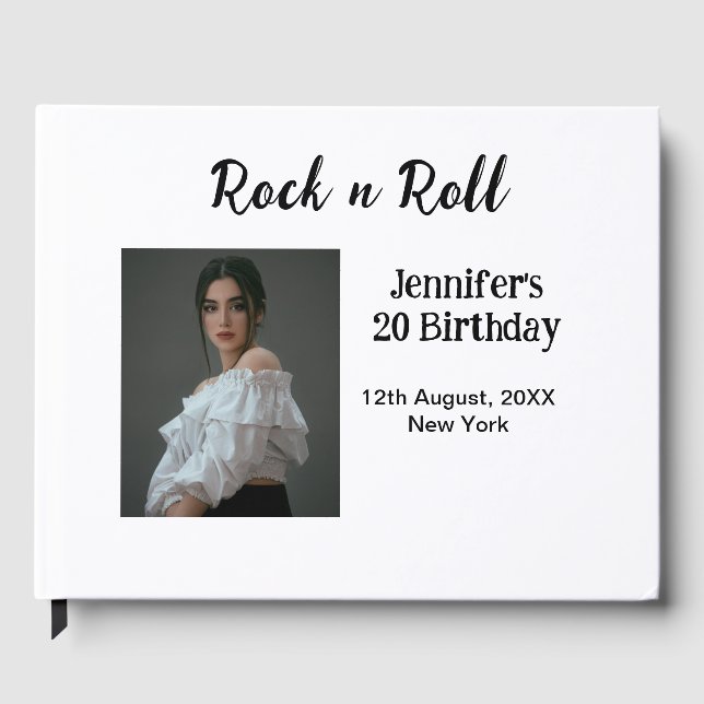 Livro De Visitas 20 do Rock n roll (Frente)