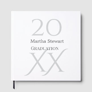 Livro De Visitas 20XX bold le graduation name congrats school year 