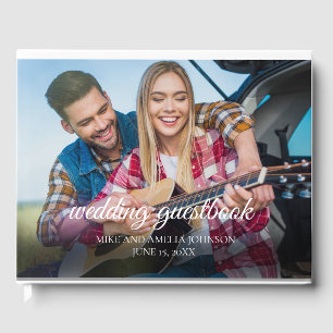Livro De Visitas 2 Fotos de Noivado Nomes Data de Casamento