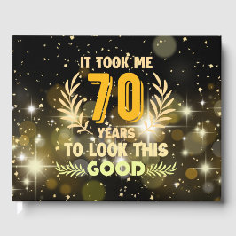 Livro De Visitas 70 Birthday me levou 70 anos para ficar assim