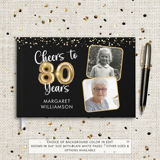 Livro De Visitas 80 Aniversário Anima 80 Anos 2 Fotos (Criador carregado)