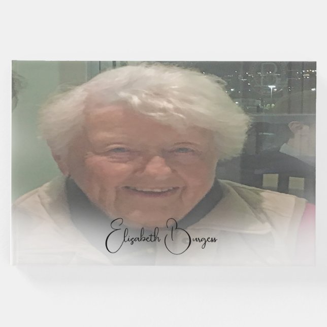 Livro De Visitas 90 Aniversário Foto pessoal Momento Aniversário (Frente)