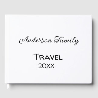 Livro De Visitas A aventura de férias do viagem com o nome da famíl