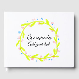 Livro De Visitas A graduação mínima simples de parabéns adiciona