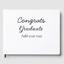 Livro De Visitas A graduação mínima simples de parabéns adiciona