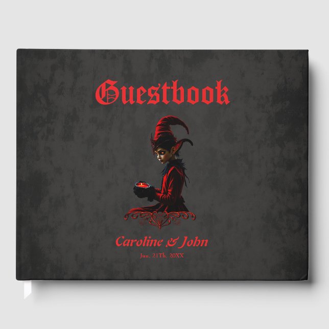 Livro De Visitas A hora escura do natal. (Frente)