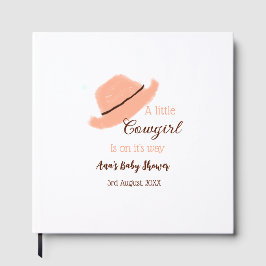 Livro De Visitas A little cowgirl is on it's way orange baby shower