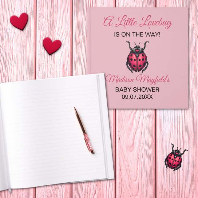 Livro De Visitas A Little Love Bug Is On The Way Ladybug (Criador carregado)