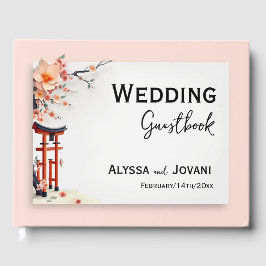 Livro De Visitas A Love Blossoming Under the Cherry Trees