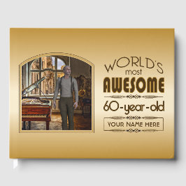 Livro De Visitas A melhor foto personalizada do mundo do aniversári