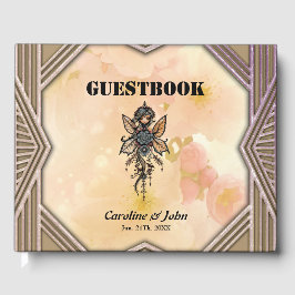 Livro De Visitas A melodia da natureza, dança da fada das flores.