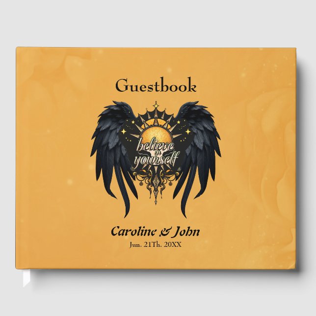 Livro De Visitas Acredite em si mesmo, uma carta (Frente)