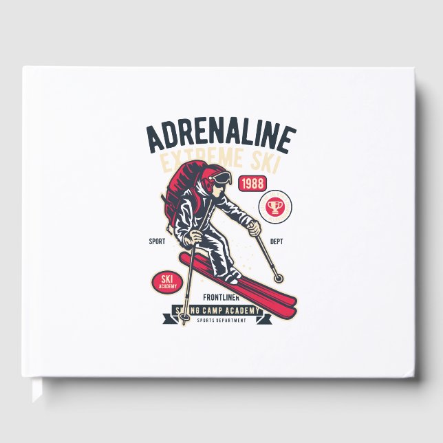 Livro De Visitas Adrenaline Extreme Ski (Frente)
