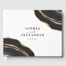 agata Dourada e preta