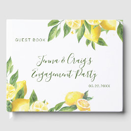 Livro De Visitas Água-forte Limão Ocasião Especial