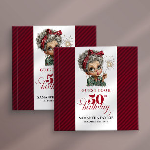 Livro de visitas alegre para festa de 50 anos de m