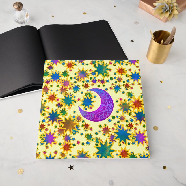 Livro De Visitas Alma de Luz da Lua Mística (Frente aberta)