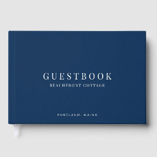 Livro De Visitas Aluguel de Casa de Férias Clássico Moderno com Cor
