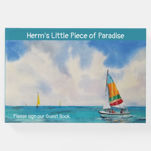 Livro De Visitas Aluguer de Férias (Frente)