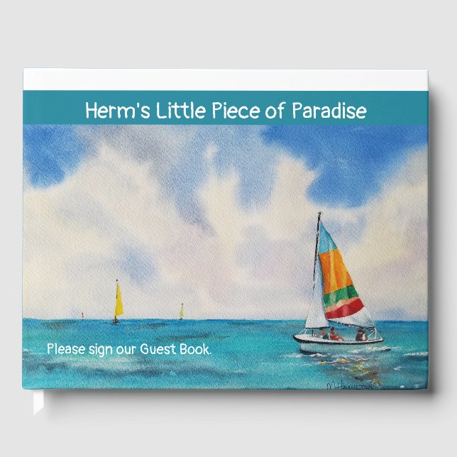 Livro De Visitas Aluguer de Férias (Frente)