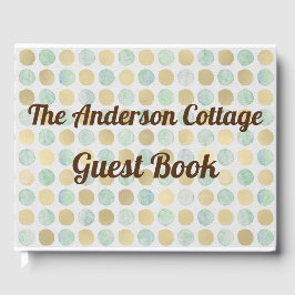 Livro De Visitas Aluguer Moderno de Férias de Tendência | Algodão |