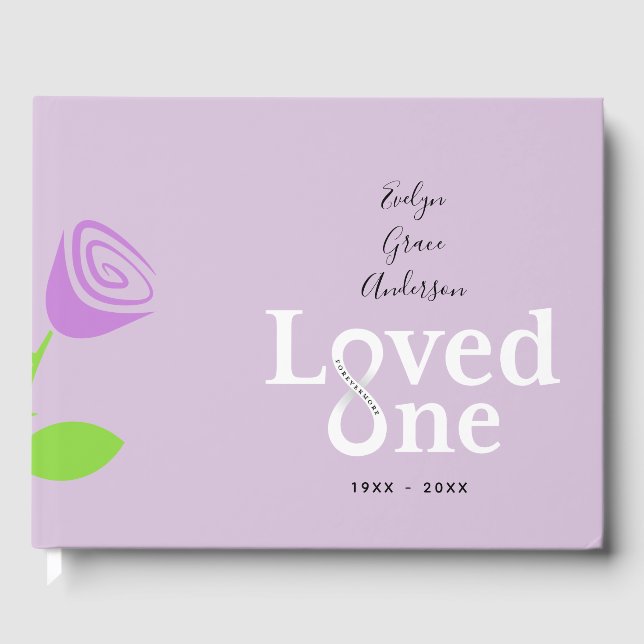 Livro De Visitas Amava um Serviço Memorial (Frente)