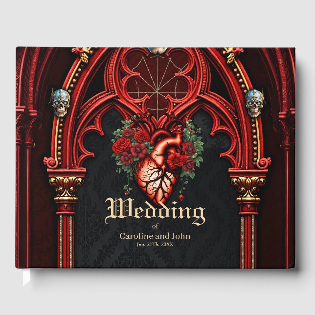 Livro De Visitas Amor eterno à sombra dos rosas. (Frente)